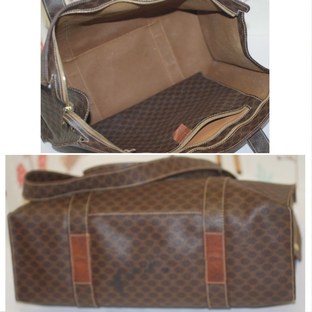 Celine Shoulder Tote Bag Macadam Pattern Black - image 2